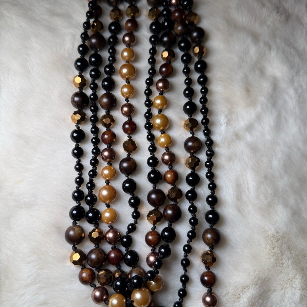 Elegant Multi-Color Beaded Necklace